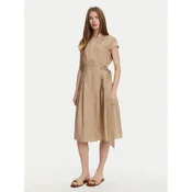 TWINSET Poletna obleka 251TT2072 Bež Loose Fit