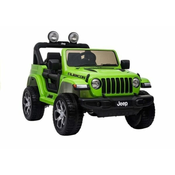 Licencirani auto na akumulator Jeep Rubicon 4×4 – zeleniGO – Kart na akumulator – (B-Stock) crveni