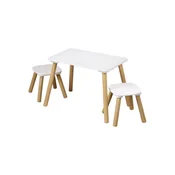 Kesper ksp17707 dečiji sto sa 2 stolice beli