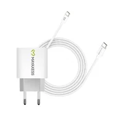 OEM Mayaxess, Omrežni polnilnik za Galaxy Z Fold 7 20W + 1m USB-C kabel, Bela, (5000275882)