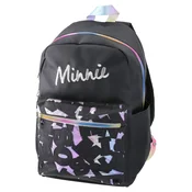 Ranac za devojcice Minnie Mouse, Fashion letters Pop teen, 43 x 30 x 20 cm, Crni