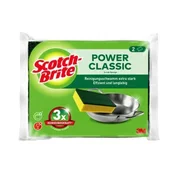 Scotch-Brite Classic Flat Laminate Sponge, močna drgnilna gobica 2 kosa