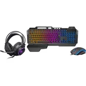 slomart YENKEE INFERNO YGS 01 Gaming set 3v1 (tipkovnica, miška, slušalke)