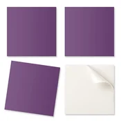 shumee Vinilne ploščice z vzorcem za enostavno preobrazbo stene v vijolični barvi 9x30x30 cm
