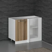 Hanah Home kuhinjski element Minar 4135, 105 cm, beli / dore