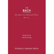 Gloria in Excelsis Deo, BWV 191: Vocal score