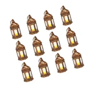 VEVOR Set 12 svečnikov 65x65x128 cm bronasta barva