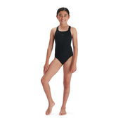 Speedo ECO END+ MEDALIST JF, dječji kupaći kostim jednodjelni, crna 813457