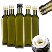 shumee 50x steklenic MARASCA 500 ml z dozirnikom za olivno olje