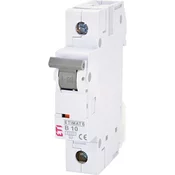 shumee Odklopnik 1P B 10A 6kA AC, etimat 6 1p B10; 002111514, ETI polam