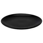FÄRGKLAR Krožnik, mat temno siva, 26 cm