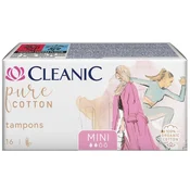 shumee 038368 HH Cleanic tamponi iz čistega bombaža mini 16 kosov