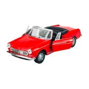 shumee WELLY STARODOBNI PEUGEOT 404 KABRIOLET BREZ STREHE RDEČ 1:34 43604