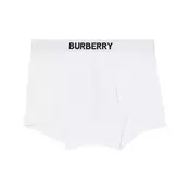 Burberry - Logo Detail Stretch Cotton Boxer Shorts - men - White
