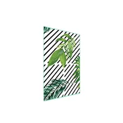 shumee Steklena deska za rezanje 35x52 Leaf