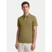 Gant Polo majica Shield 2210 Temno zelena Regular Fit