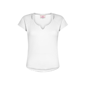 Deha RIBBED SLIM FIT T-SHIRT, ženska majica, bela D42071