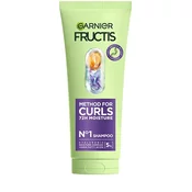 Garnier Šampon za suhe valovite in kodraste lase Curls Method (Shampoo) 200 ml