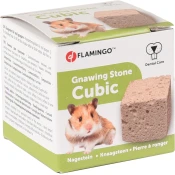 Mineralni kamen kocka za glodavce 120 g Flamingo