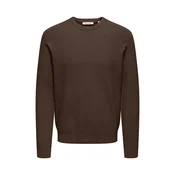 Only & Sons Pulover ONSTOBI rjava