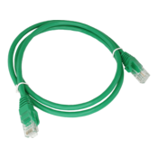 Patch kabel U/UTP kategorije 6 PVC 5,0 m zelene barve ALANTEC