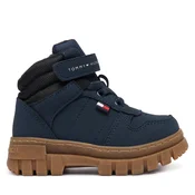 Tommy Hilfiger Gležnjarji T1X5-35290-0316 Mornarsko modra
