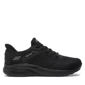 Skechers Ženske patike Bobg Squad Chaos-Current Mu, Slip-Ins, 117497-BBK, Crne