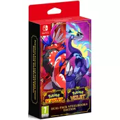 Switch Pokemon - Scarlet and Violet Dual Pack SteelBook Edition