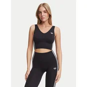 adidas Špotni nedrček Essentials 3 Stripes Seamless Bralette KZ4109 Črna