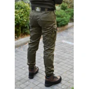 PREDATOR Muške keper pantalone, Zelene