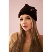 marka niezdefiniowana Womens cap Kryspina K394 brown