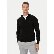 Aeronautica Militare Pulover 262MA1670UL00506 Črna Regular Fit