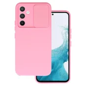 Onasi Lens Cover silikonski ovitek zaščita za iPhone 16 Plus - roza