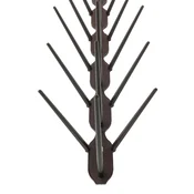 shumee Plastične konice za odganjanje ptic 34 cm x 3 cm x 9,5 cm rjave barve, učinkovita zaščita pred pticami