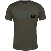 Muška majica kratkih rukava Street wear 011 Sepia, Maslinasta