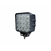TruckLED Delovna luč LED Epistar, kvadratna, 24W, 2000 lm, 12/24V, IP67, 6500K [L0081-B]