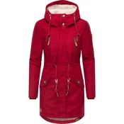 Ragwear Zimska jakna Elsie  rdeča