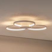 BEGA LED stropna svetilka 51299.1, žametno bela, kovina, DALI - Dnevna soba/jedilnica