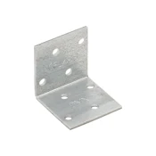 KOTNI VEZNIK 40x40x40mm PERFORIRAN ENAKOSTRANIČEN POCINKAN | Topdom