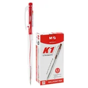 Kemični svinčnik M&G K1 (0,5 mm) - rdeče polnilo
