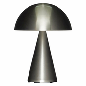 Temno siva LED zatemnitvena namizna svetilka (višina 20 cm) Mush – Hübsch