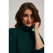Turtleneck sweater dress