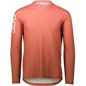 POC Essential MTB Lite LS Jersey Gradient Ammolite Coral S