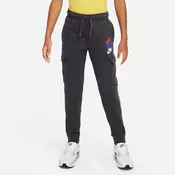 Nike B NSW SI FLC CARGO PANT BB, dječje hlače, siva FD1200