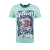 Key Largo Majica Fast moder denim/meta/rdeča