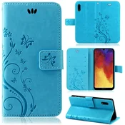 Preklopna torbica Butterfly za OPPO A78 5G/A58 4G – modra
