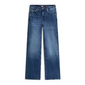 Tommy Jeans Kavbojke Mia Mid Rise Relaxed Straight  modra