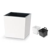 Prosperplast Pokrov za cvetlični lonec URBI SQUARE LOW 2v1 plastika 30x30x29cm