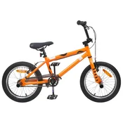 vidaXL BMX Kolo 16 Palcev za 5-8 let Oranžna