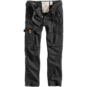 SURPLUS PREMIUM SLIM PANTALONE CRNE